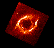 An ISOCAM image of the Helix Nebula