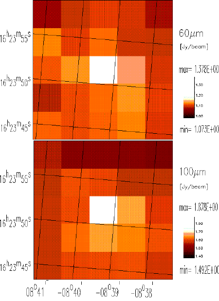 ISOPHOT detection of Pluto/Charon at 60 and 100 