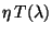 $\eta\,T(\lambda)$