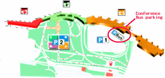 Map: Bus Parking at Madrid Barajas Airport