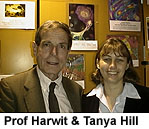 Prof. Harwit & Tanya Hill